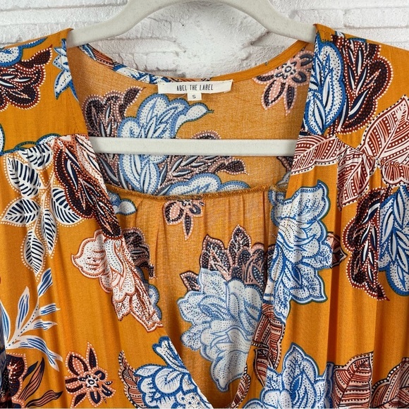 Anthropologie Abel The Label Dress Tiered Maxi Floral Peasant Cottage Bohemian S - Picture 3 of 16